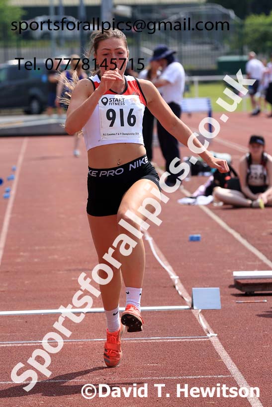 Womens Seniors Long Jump, 2024 North Eastern Track and Field Champs., Middlesbrough.  Photo: David T. Hewitson/Sports for All Pics